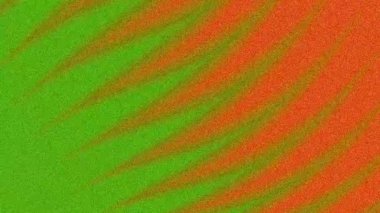 yeşil ve turuncu arkaplan, taneli ses dokusu, soyut gradyan hareket 4K kusursuz döngü animasyonu