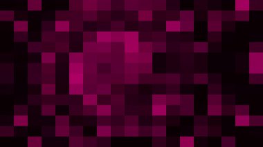 pixel mozaik siyah morumsu arkaplan, girdap dairesi modern soyut gradyan 4K kusursuz döngü animasyonu