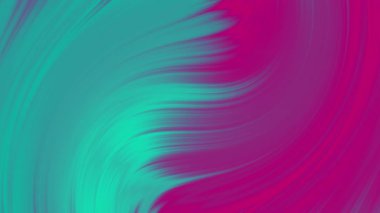 cyan arkaplan pembe sıvı soyut gradyan 4K diamless döngü animasyonu