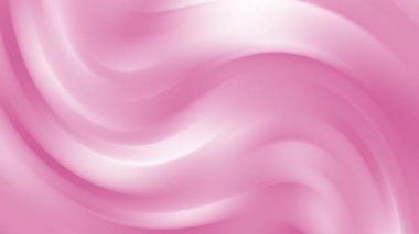 Sevgililer günü arkaplanı, pembe mermer, zarif soyut ipek dalgasal desen HD 4K kusursuz döngü animasyonu