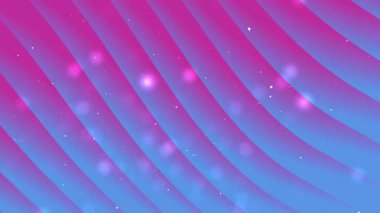 Lüks pembe ve mavi soyut arka plan, güzel bokeh parçacık hareketi tasarımı, temiz, yumuşak ve parlak arkaplan animasyonu, HD 4K kusursuz döngü animasyonu