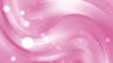 Estetik pembe arka plan, güzel bokeh parçacık hareketi tasarımı, temiz, yumuşak ve parlak arkaplan animasyonu, HD 4K kusursuz döngü animasyonu
