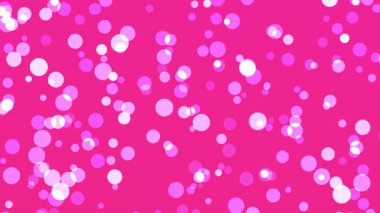 kabarcık pembe arkaplan, şirin soyut desen, HD 4K dipsiz döngü animasyonu