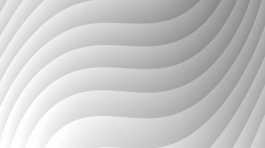 açık gri arkaplan, çizgi dalga deseni, HD 4K kusursuz döngü canlandırması