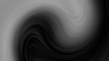 siyah gri arkaplan, bulanık girdap soyut mermer desen, HD 4K kusursuz döngü canlandırması