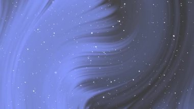 Estetik açık mavi gri arka plan alanı, lüks beyaz parçacık ışık çizgileri, girdap girdabı soyut mermer desen, HD 4K kusursuz döngü animasyonu