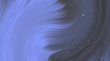 Lüks mavi arka plan parıltısı, güzel bokeh parçacığı, yumuşak parlayan ışık girdabı soyut eğimli mermer desen, HD 4K kusursuz döngü animasyonu