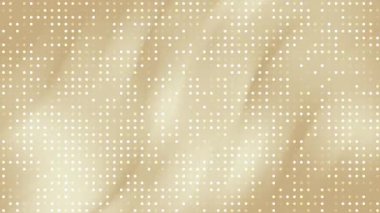 Zarif bej arkaplan, güzel bokeh parçacığı, yumuşak parlayan ışık, soyut koyu siyah dalgalı çizgi geometrik desen HD 4K kusursuz döngü animasyonu