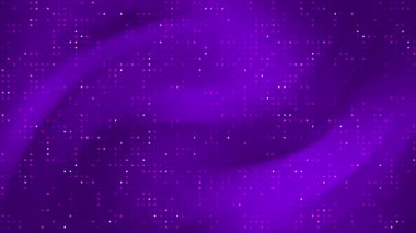 teknoloji düz indigo hareket soyut arkaplan, göz kırp beyaz nokta, HD 4K kusursuz döngü canlandırması