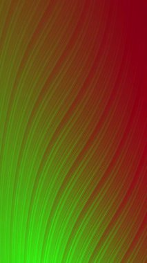 yeşil arkaplan kırmızı ışık basit dalgalı kıvrımlı çizgi, güzel fütüristik kopya alanı hd video dijital canlandırma animasyonu, dikey video