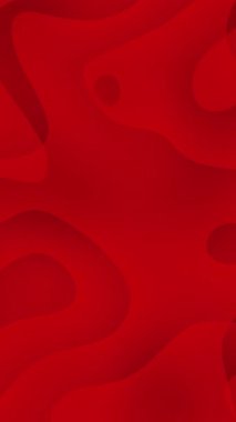 soyut kırmızı arkaplan şekilli dalgalı şablon derinliği ve gölge 4k kopyalama alanı hd arka fon animasyonlu dijital canlandırma video tasarımı dikey video döngüsü
