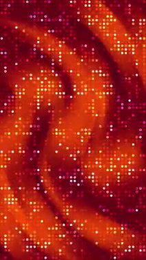 Zarif soyut turuncu arka plan dijital teknoloji girdaplı mermer güzel fütüristik fotokopi alanı hd video canlandırma animasyonu, dikey video canlandırması