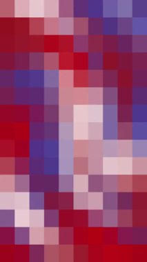 piksel mozaik soyut beyaz mavi kırmızı arka plan lüks çok renkli geometrik kare şekilli sanat modeli, dikey video 