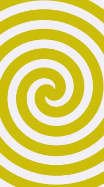 Hipnotik psikedelik arka planda girdap girdabı sarmal soyut arka plan. Döngü animasyonu. Tünelin optik yanılsaması, radyal hipnotik 3D görüntüleme, dikey video