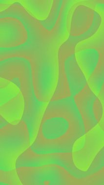 yumuşak yeşil soyut arkaplan, sarı, turuncu, şekil, desen tasarımı Hd dikey video, dijital görüntüleme, kutlama 4K döngü animasyonu