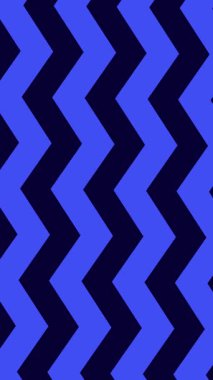 siyah mavi zig zag geometri arkaplan animasyonu, mavi zig-zag desenleri geometrik tasarım, görsel dinamik ve canlı bir dikey etki yaratır