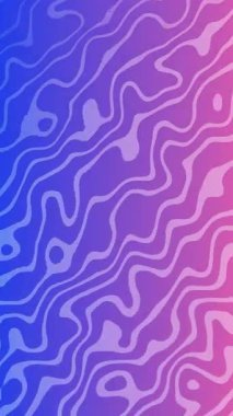 Dijital grafik arayüzleri için ideal kıvrımlı dalga desenlerine sahip soyut mor ve mavi gradyan arkaplan dikey web tasarım posterleri