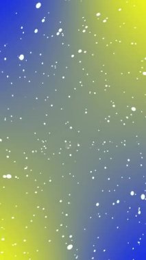 Mavi sarı ışıklar ve dikey yıldız animasyonuna sahip soyut arkaplan