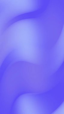 Mor mavi arkaplan, modern dijital tasarım ve markalaşma projeleri için 3D soyut sıvı, pürüzsüz gradyan, basit ve zarif hareket animasyonu