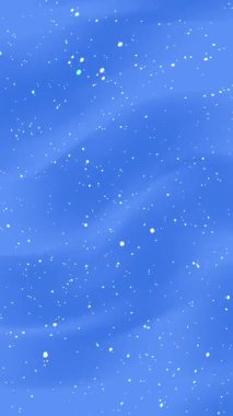 açık mavi parçacıklar arka plan, soyut yıldız, mavi düşey arka plan üzerinde uzayda hareket ederek uçtu