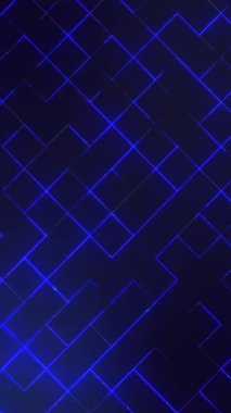 kurumsal mavi arkaplan, parlayan neon teknoloji devre kartı desenleri ve dijital enerji akışları siber punk temalar, engelleme zinciri veya gelişmiş bilgisayar tasarımı dikey dizayn için mükemmel