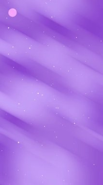 Zarif, sihirli tasarım projesi 4K hareket döngüsü animasyonu için estetik yumuşak mor gradyan, parlak toz parçacıkları, bokeh ışıltılı ve büyüleyici atmosfer