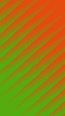 Dikey eğri çizgi tasarımlı yeşil turuncu arkaplan, pürüzsüz 4K hareket döngüsü animasyonu