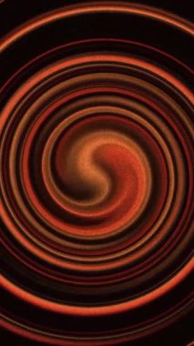 dikey tanecikli hareket bulanıklığı olan siyah ve turuncu 4K arkaplan, dijital teknoloji uzay animasyonunu kopyala