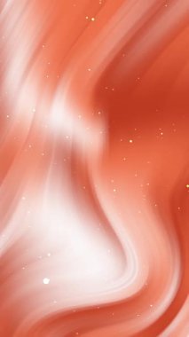 beyaz turuncu arkaplan dikey beyaz parçacık çizgileri ve parlaklığı mermer dokusunda, pürüzsüz 4K animasyon