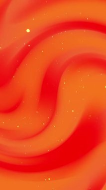 dikey ışıltılı kırmızı turuncu arkaplan ve soyut mermer desen, dikişsiz 4K animasyon