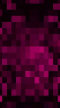 pixel mozaik siyah eflatun arkaplan, girdap dairesi modern soyut dikey dikey 4K dikey dikey döngü animasyonu