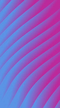 mavi pembe arkaplan, neon soyut gradyan çizgi dalgaları mermer dokusu dikey HD 4K kusursuz döngü canlandırma arkaplanı