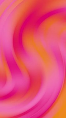 Pembe turuncu arkaplan, soyut eğimli mermer ipek dalgalı doku, dikey HD 4K kusursuz döngü animasyonu