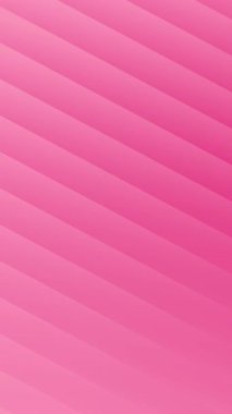 düz pembe arkaplan, yumuşak, hafif ve temiz, köşegen dalga çizgisi soyut, dikey HD 4K dikey döngü animasyonu
