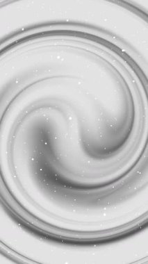 Estetik gri daire arka plan alanı, lüks beyaz parçacık ışık çizgileri, soyut gradyan girdap hareketi, dinamik arkaplan boşlukları, dikey 4K döngü animasyonu