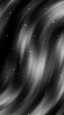 Soyut koyu gri arkaplan boşluğu, lüks beyaz parçacık ışık çizgileri, girdap dönüş gradyanı, dikey HD 4K dikey döngü animasyonu