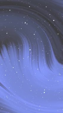 Estetik açık mavi gri arka plan alanı, lüks beyaz parçacık ışık çizgileri, girdap girdabı soyut mermer desen, dikey 4K dikey dikişsiz döngü animasyonu