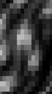 piksel sanat mozaiği soyut koyu gri arkaplan, girdap dönüş gradyanı, geometrik kare şekil sanat modeli, HD dikey 4K dikey dikişsiz döngü animasyonu