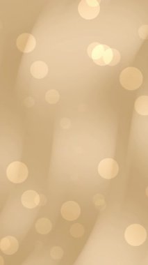 Zarif bej arkaplan, güzel bokeh parçacığı, yumuşak parlayan ışık, katı soyut gradyan pürüzsüz hareket, dikey HD 4K dikey döngüsüz animasyon