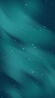 Estetik deniz mavisi arka plan alanı, lüks beyaz parçacık ışık çizgileri, zarif girdap girdap soyut mermer desen dikey HD 4K dikey dikey döngü animasyonu