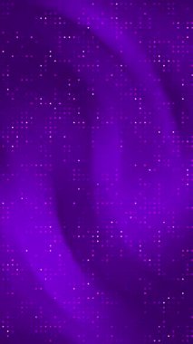 teknoloji düz indigo hareket soyut arkaplan, göz kırp beyaz nokta, dikey HD 4K dikey döngü canlandırması