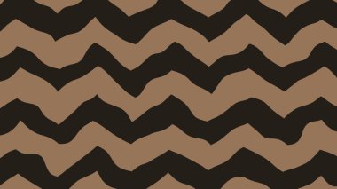 kahverengi Trippy soyut sanat düz desen hareket arkaplan illüstrasyonu