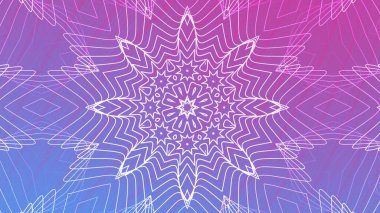 Kaleyidoscope çiçekli pembe arkaplan soyut gradyan, broşür, yüzey, kapak, sunum, şablon, afiş, illüstrasyon, duvar kağıdı