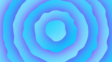 Zarif trippy arkaplan, renkli açık mavi girdap, kıvrımlı arka plan gradyanı, hızlı dalgalı arka plan animasyon video gölge daire çizgisi 4K kusursuz döngü animasyonu