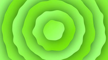 Zarif trippy arkaplan, açık yeşil girdap, kıvrık arkaplan gradyanı, hızlı dalgalı arka plan animasyon gölgesi daire çizgisi 4K kusursuz döngü animasyonu