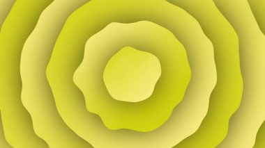 Zarif trippy arkaplan, koyu sarı girdap kıvrımlı arka plan gradyanı, hızlı dalgalı dikişsiz arka plan animasyon animasyon video gölge daire çizgisi 4K kusursuz döngü animasyonu büyüyor