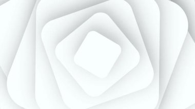 92 beyaz kağıt arkaplan, dinamik çizgi, fütüristik geometrik dikişsiz kalıp 4K kusursuz animasyon