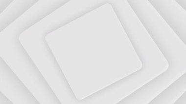 Gri kare çerçeve arkaplan, geometrik dikdörtgen duvar kağıdı, dikişsiz döngü tünel optik illüzyonu