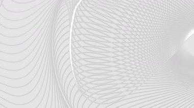 Gri kıvrımlı çizgiler arkaplan soyut fütüristik duvar kağıdı tabakası parlak uzay üzerinde modern grafik tasarımı ile örtüşüyor