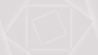 Banner, broşürler, broşürler, dergiler, kartvizitler, afişler, vektörler için Grey Loopable Square Shape Arka plan Optik İllüzyon Animasyonu